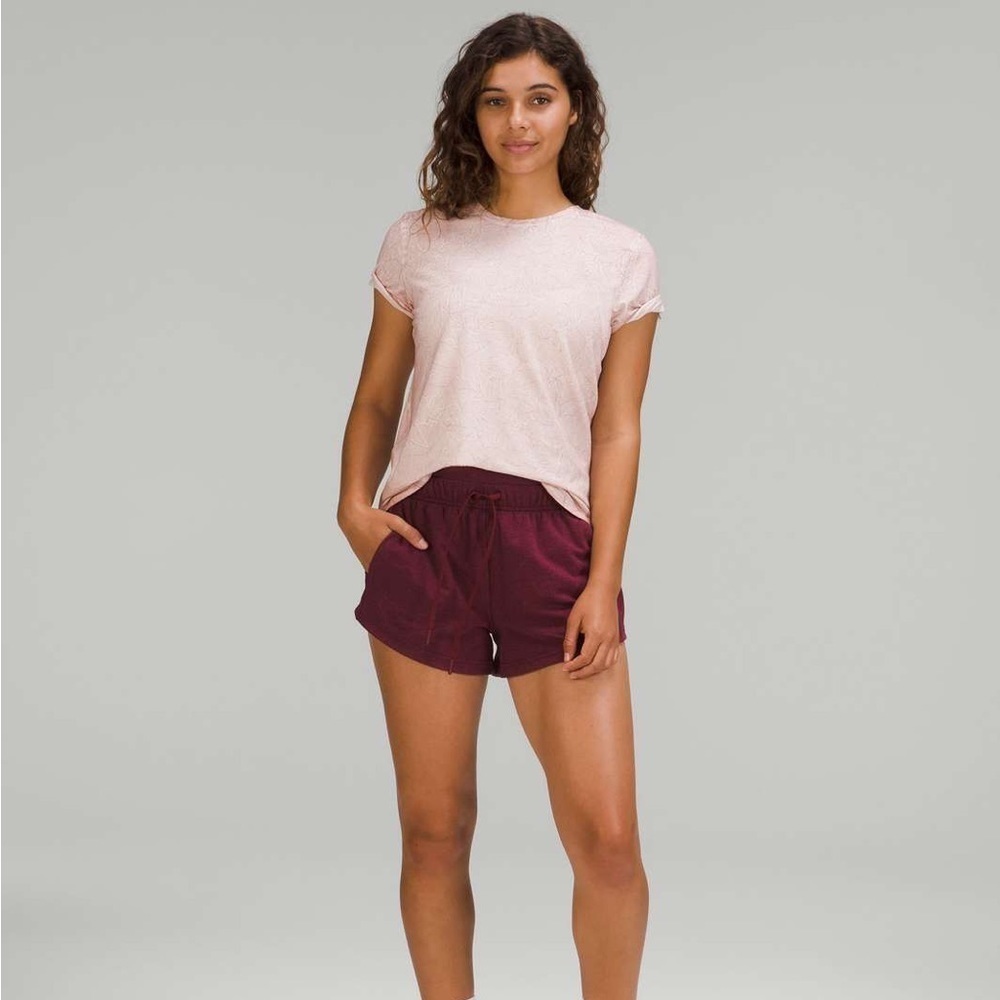 Nwt 🆕 Lululemon Love Crew T-Shirt in Summit Wash Smoky Topaz • US 8 - Picture 3 of 13